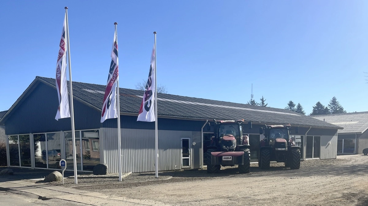 I 2023 blev Case IH-forhandleren Lind & Kruse i Bredsten overtaget. I marts flyttede afdelingen med 20 medarbejdere ind i den tidligere Herborg-afdeling i Farre (billedet).
