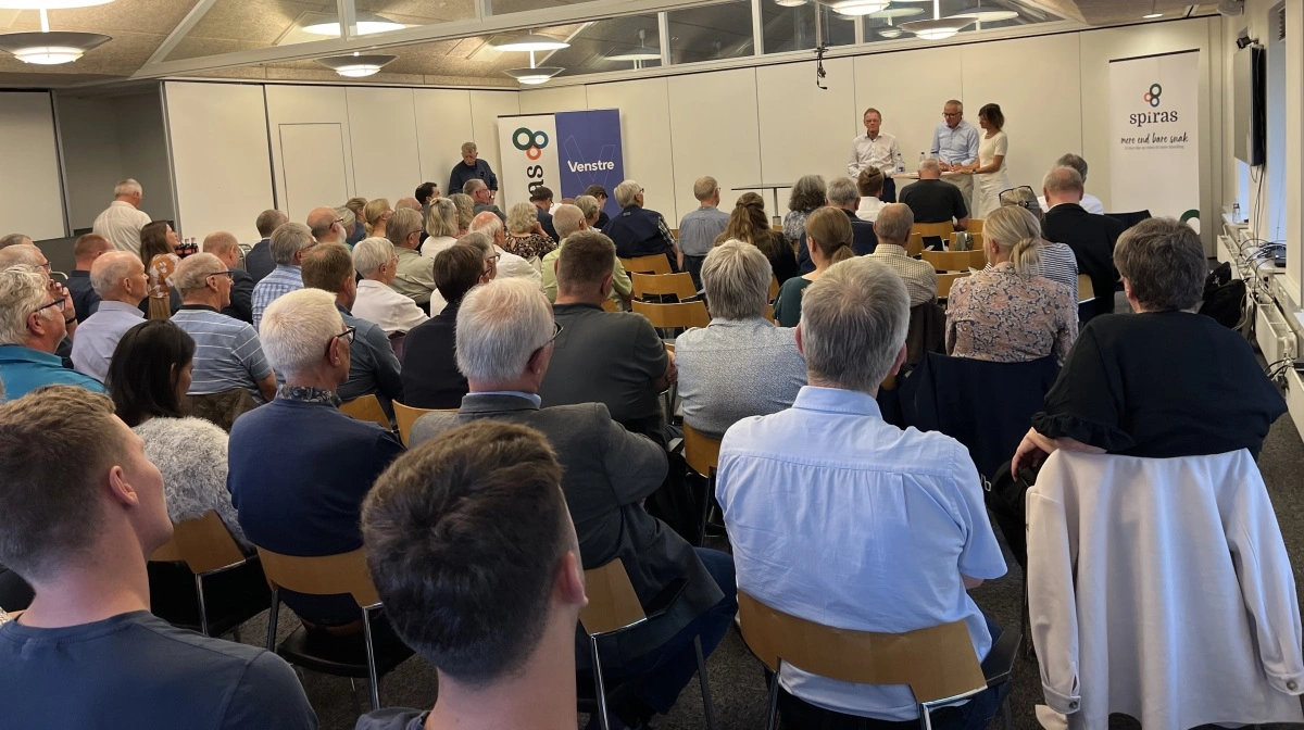 Fremmødet var ganske pænt, da den lokale landboforening inviterede til EU-debat.