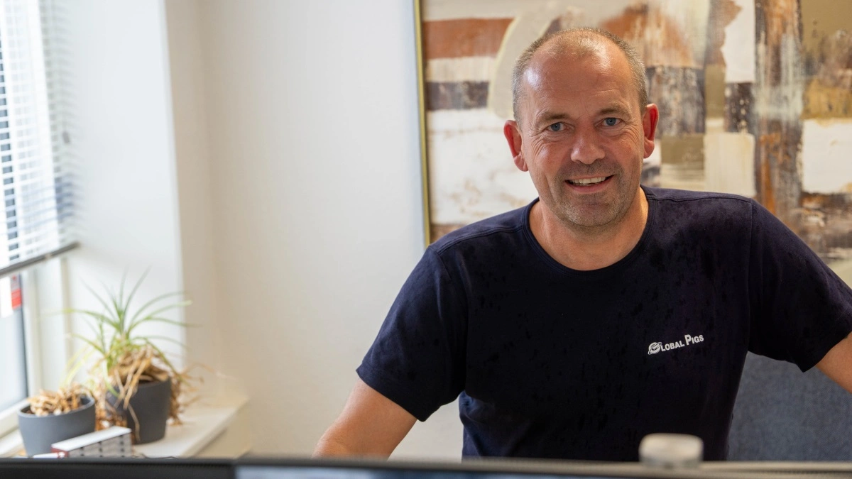 Tidligere svineproducent Johan Kjær var med til at starte Global Pigs i 2019.