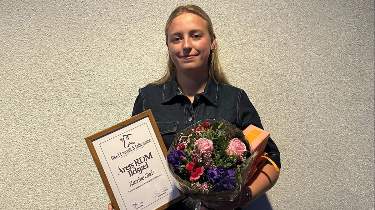 Katrine Gade tog sig af prisen som årets ildsjæl ved prisuddelingen.