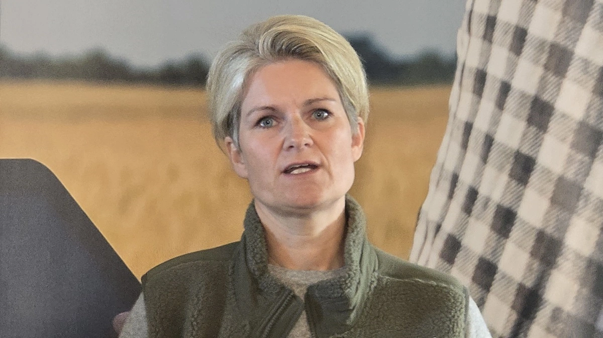 Konsulent Bolette Palle Neve, CropLife indledte den netop afholdte IPM-dag på Trudsholm Gods med en vis optimisme for fremtidens planteværn trods den aktuelle udfasning af mange midler. Foto: Jørgen P. Jensen