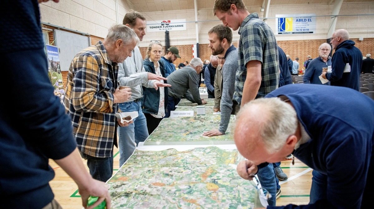 Tønder samlede næsten 200 til snak om fremtidens landskab. Foto: Tønder Kommune 