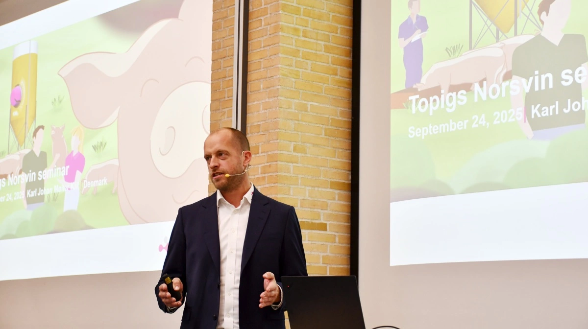 Karl Johan Klit, adm. direktør for Topigs Norsvin Danmark. 