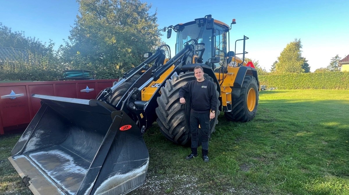 Viktor Houlind, Maskincenter Ringsted, bliver ny JCB-forhandler pr. 1. oktober ved Brøns Group. Pressefoto