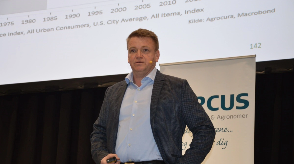 Agrocura-cheføkonomen Jens Schjerning forventer, at jordpriserne vil fortsætte med at stige de kommende år. Arkivfoto: Camilla Bønløkke