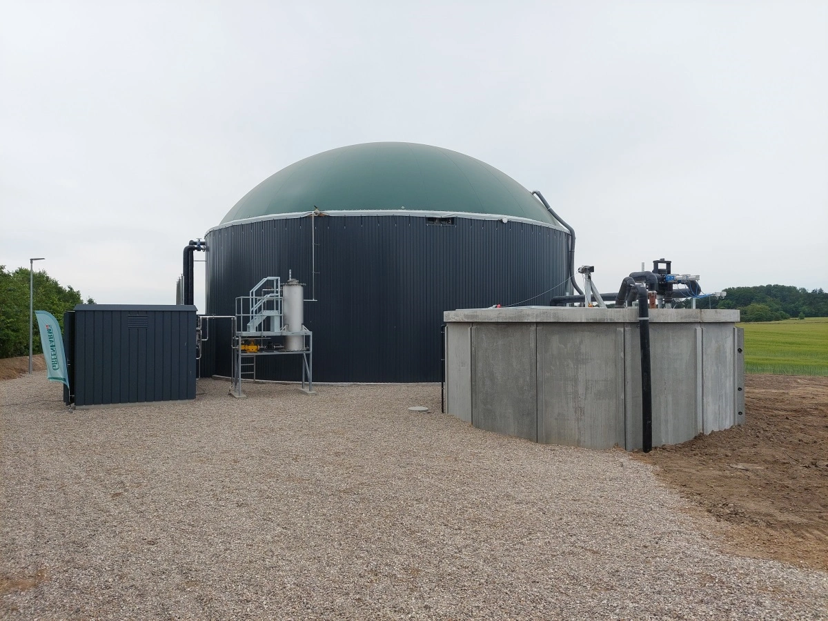 Virksomheden GreenFarm har blandt andet stået for biogasanlægget på Gråsten Landbrugsskole. Arkivfoto: John Ankersen
