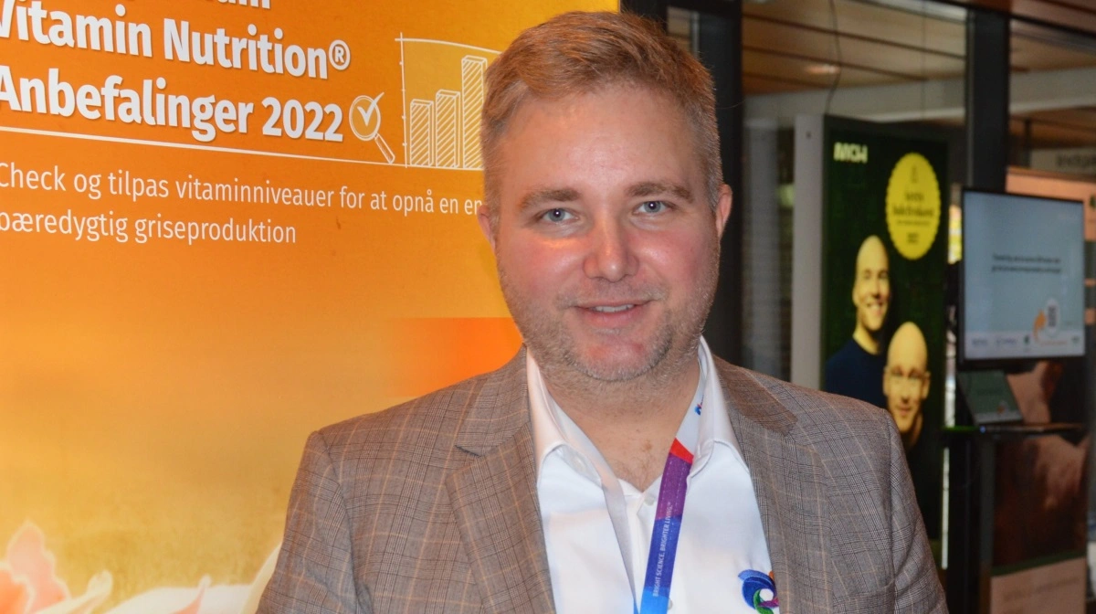 Account manager Simon Skaarup Jensen fra DSM-Firmenich. 