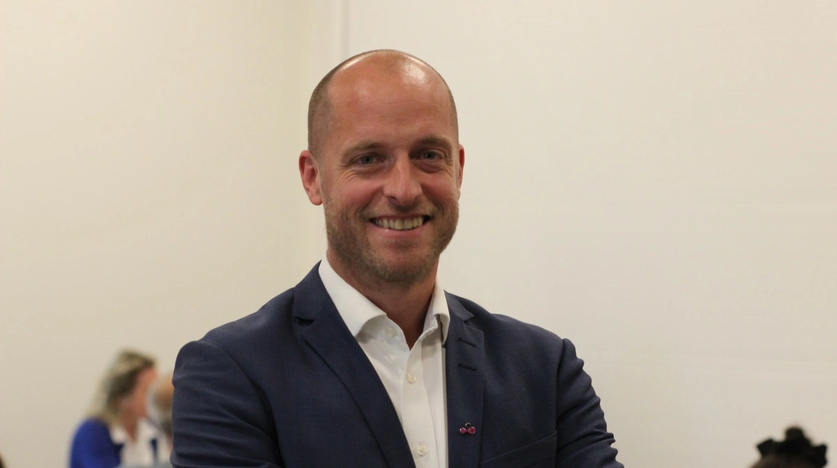 Direktør i Topigs Norsvin, Karl Johan Møller Klit, glæder sig over, at genetikselskabet har fået lov at blive guldsponsor på årets kongres efter sidste års udelukkelse. Arkivfoto: Anne Wolfenberg