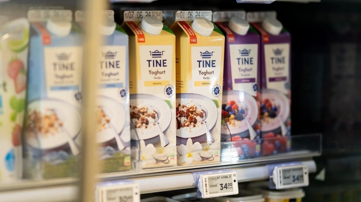 Det norske andelsmejeri Tine har oplevet en stigning på fire procent i anden tertialperiode af 2025 sammenlignet med samme periode sidste år. Foto: Tine