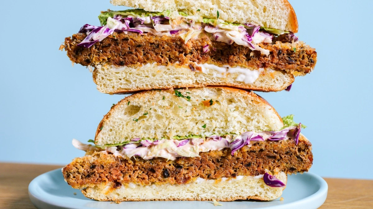 Matr Foods Fungi Hakket bruges i Gasoline Grills vegetarburger. Fotos: Matr Foods