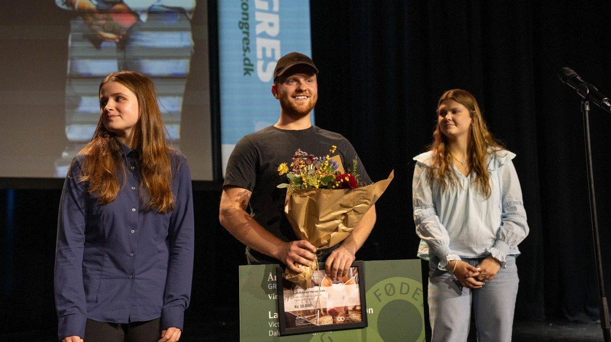 Lars Kristian Højrup Grøn blev tirsdag kåret som Årets Elev 2025. Foto: Alexander Dornwirth