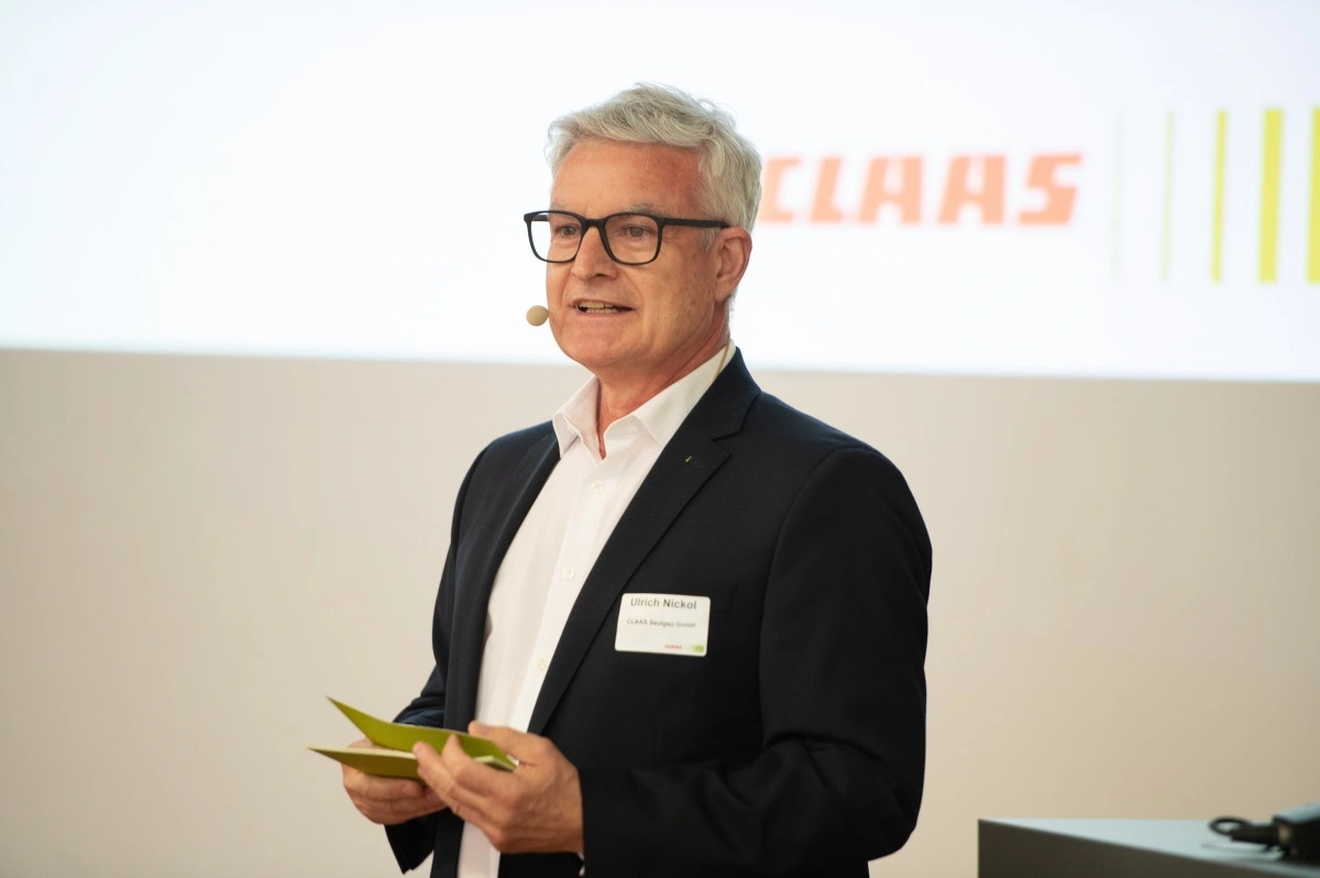 Ulrich Nickol er fabrikschef i Claas Bad Saulgau.