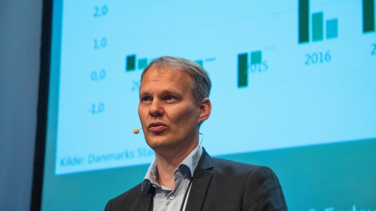 Det har langt fra været ligetil rent økonomisk at producere slagtesvin i Danmark det sidste års tid, men statistikker for 2025 tegner en anden historie, lyder det fra Martin Brauer, der er direktør for samfundsøkonomi & erhverv ved Landbrug & Fødevarer. Foto: Morten Ipsen