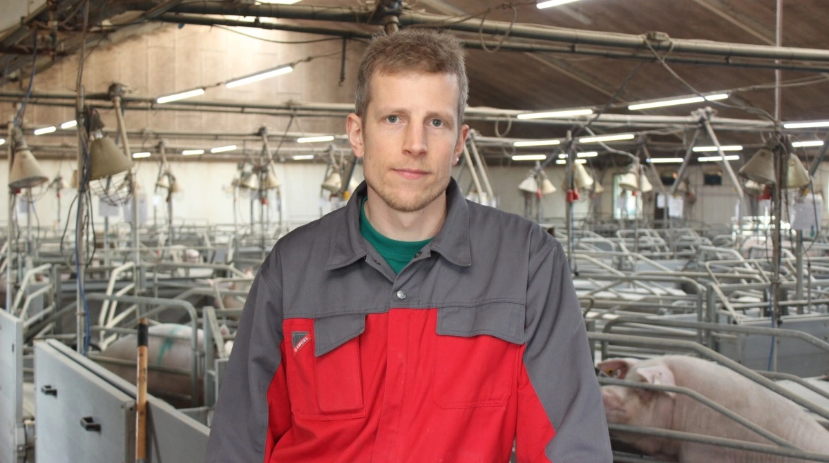 Danske Svineproducenters formand Jeppe Bloch Nielsen mener at Zenia Stampes (R) beskyldninger om miljøforurening er ude af trit med virkeligheden. Arkivfoto: Anne Wolfenberg