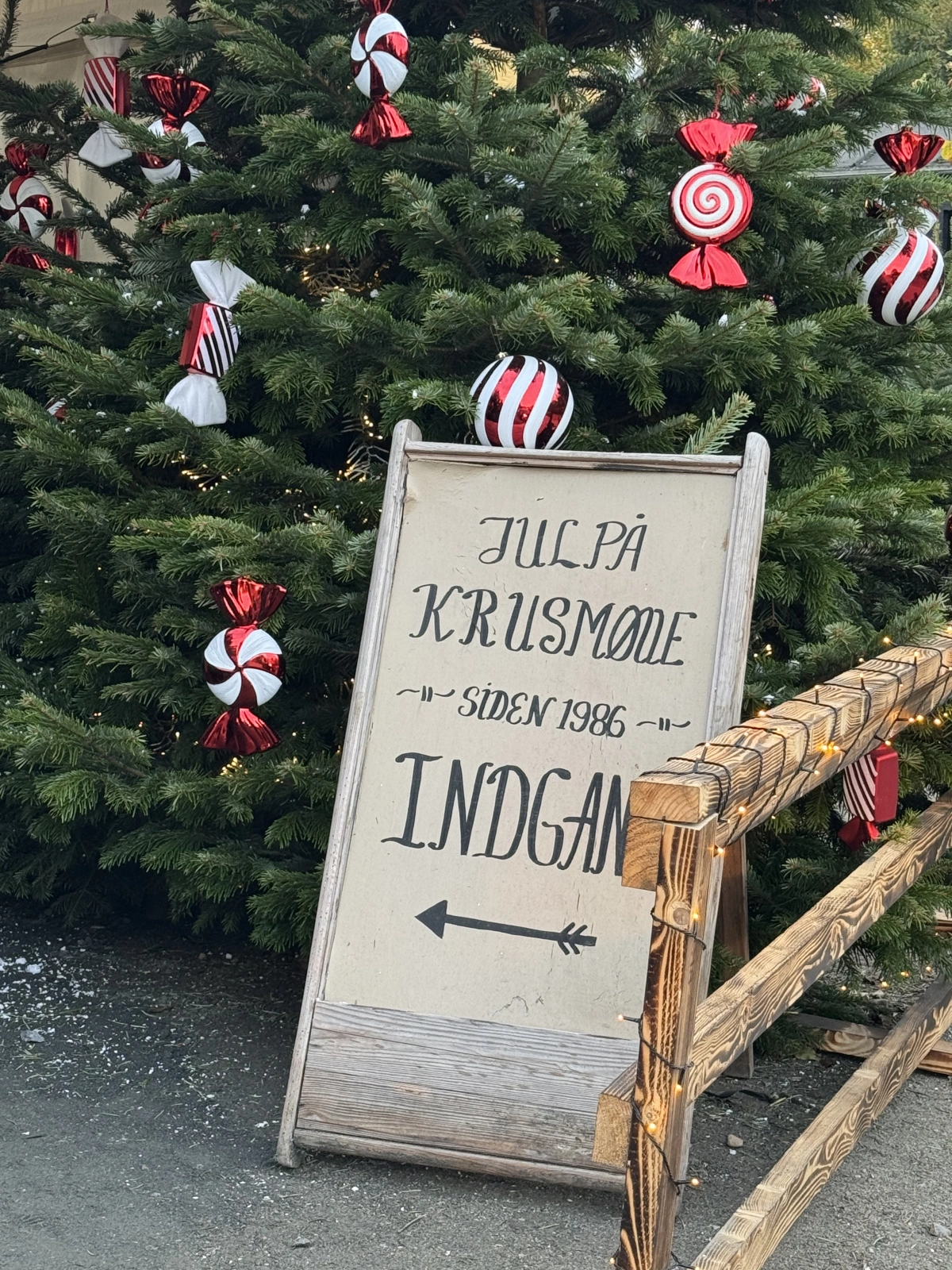 Der har været holdt julemarked på Krusmølle siden 1986.