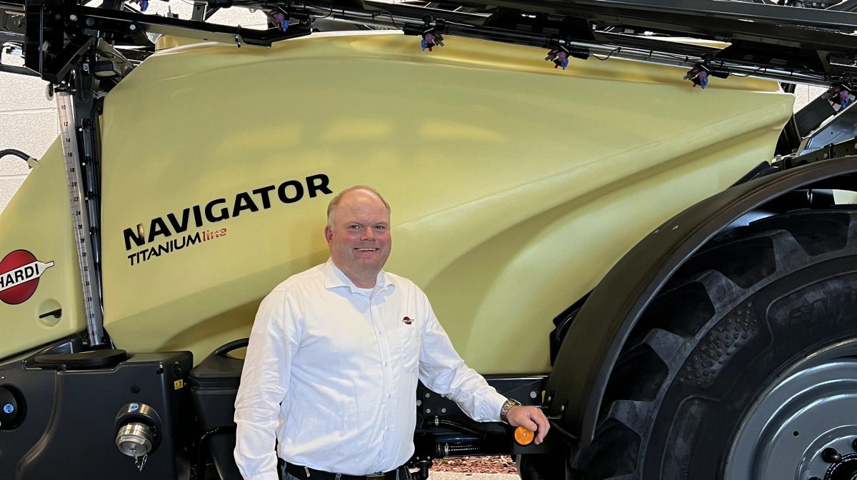 Stefan Møller er salgschef i Danmark hos Hardi International A/S. Foto: Hardi International