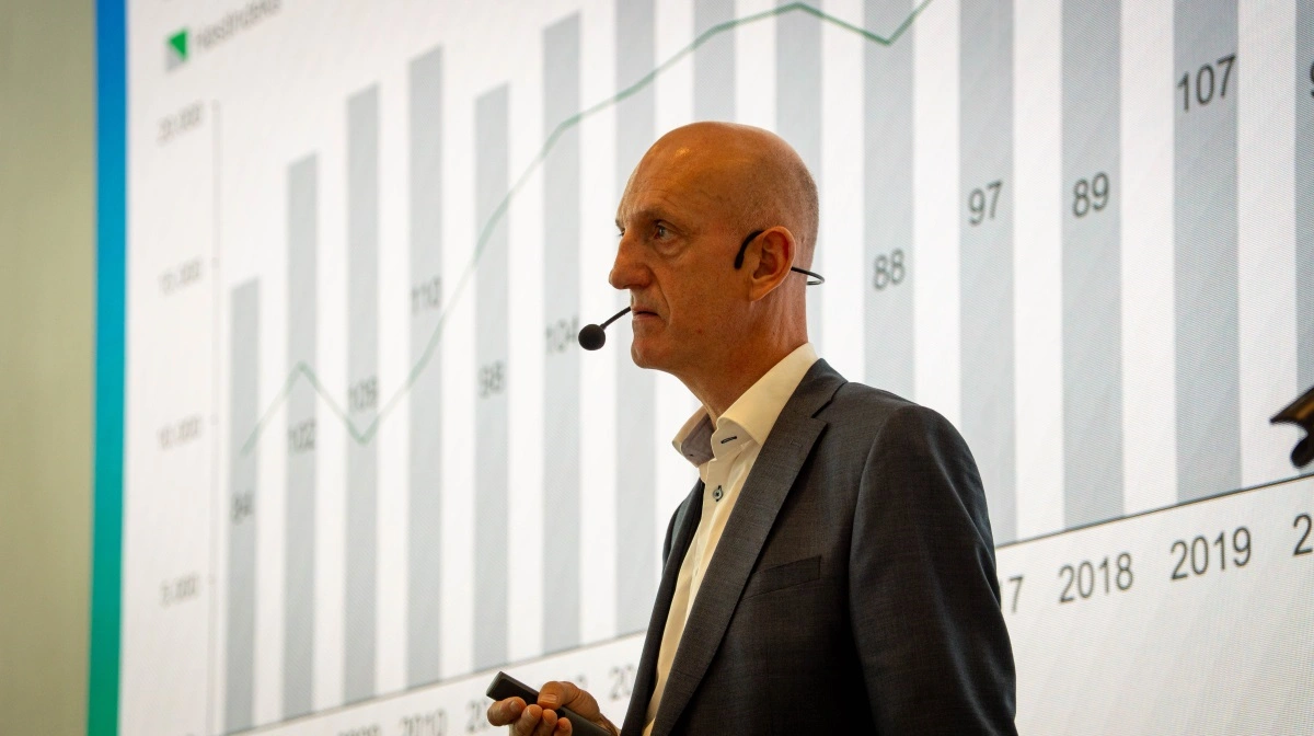 DLF leverer stærkt regnskab og nyt joint venture, men adm. direktør, Søren Halbye, advarer: Pesticidforbud kan true produktionen inden for 14 måneder. Foto: Victor Juul Grønbæk