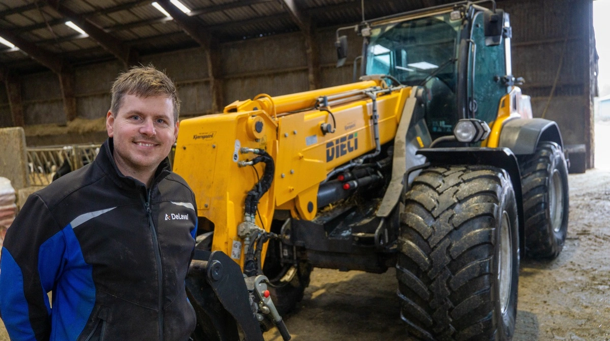 Rasmus Nielsen kalder sin Dieci Agri Pivot T90 for pålidelig, driftssikker og manøvredygtig.
