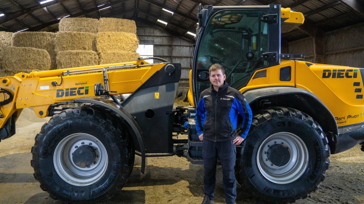 Rasmus Nielsen og hans medarbejdere har på ti måneder kørt 1.000 timer i den nye Dieci-maskine.