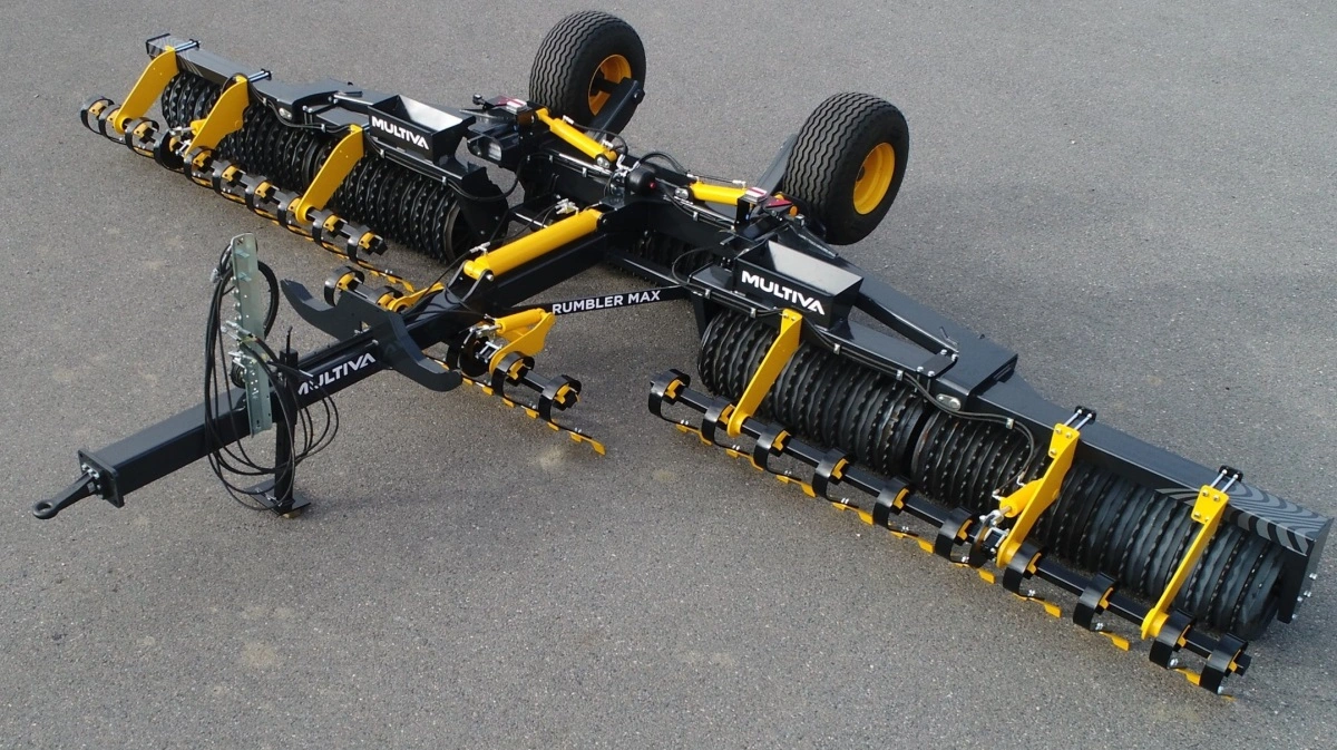 De nye Multiva Rumbler Max fås i arbejdsbredder på 6,30 og 8,20 meter. Foto: Multiva