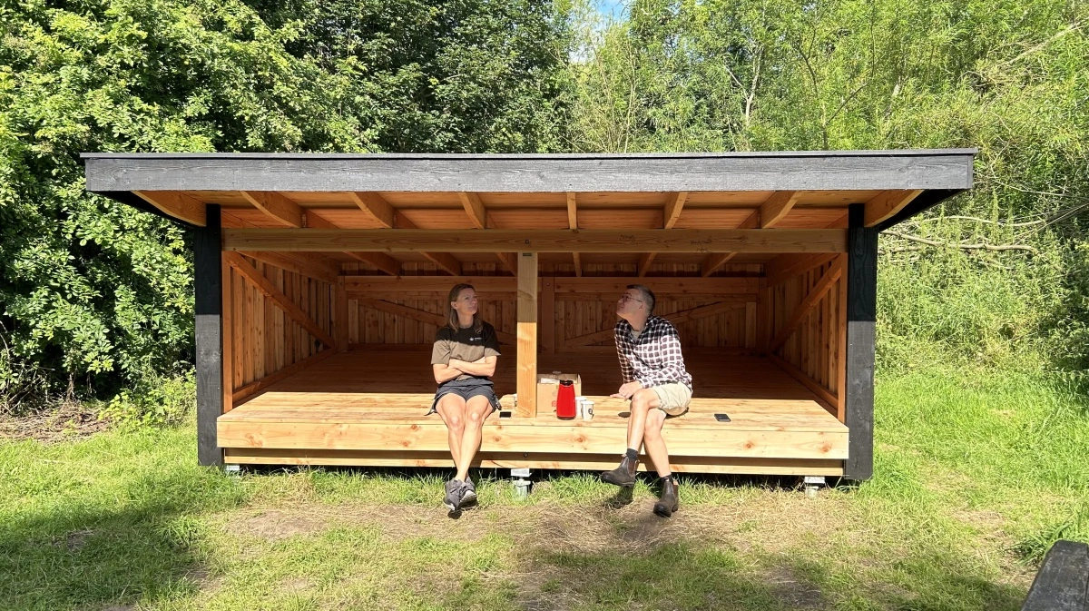 Nyt shelter i Brædstrup.
