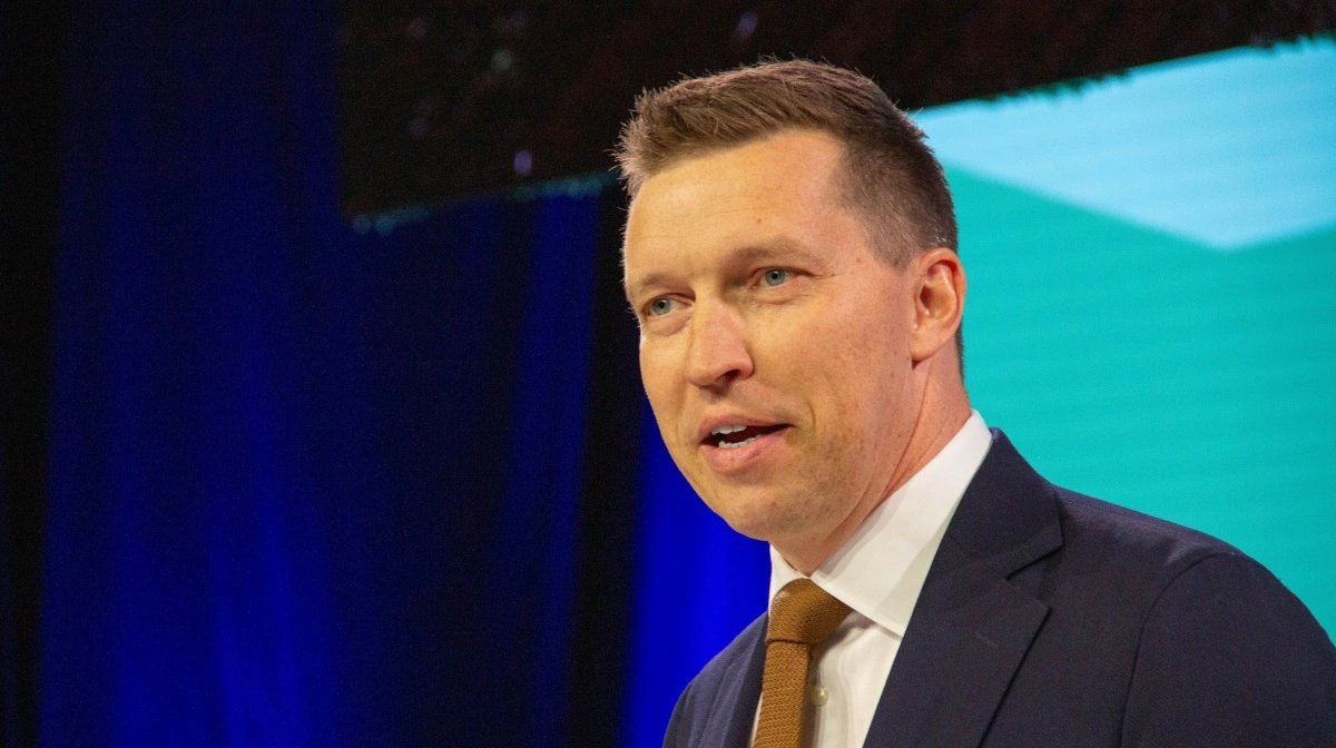 Der var drøje hug til venstrefløjen, men også regeringen, da Søren Søndergaard holdt sin tale ved Landbrug & Fødevarers delegeretmøde i Herning. Foto: Morten Ipsen