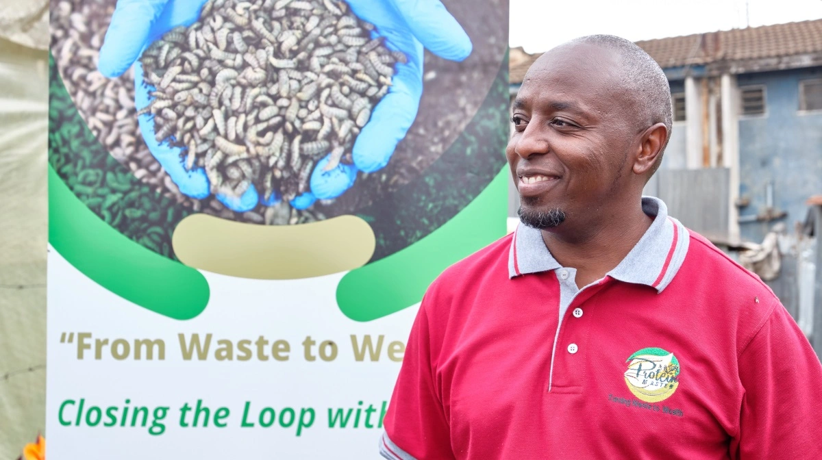 Mr. Kim er den drivende kraft bag virksomheden Protein Master, der sælger avlsfluer, knowhow og udstyr til produktion soldaterfluens larver. Fotos: Niels Damsgaard Hansen