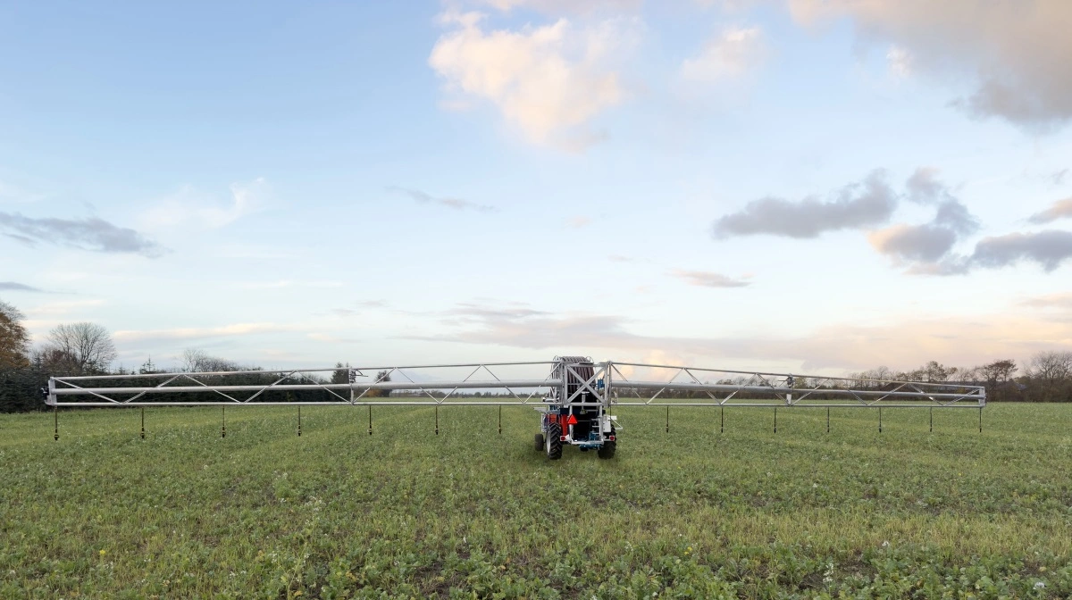 Fasterholt Maskinfabrik har medbragt en helt ny vandingsbom til Agritechnica. Fotos: Fasterholt Maskinfabrik
