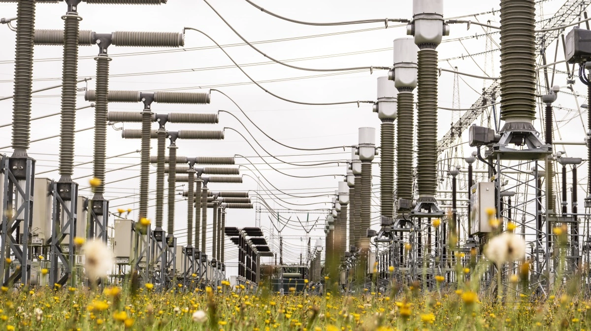 Kassø Højspændingsstation. Foto: Energinet