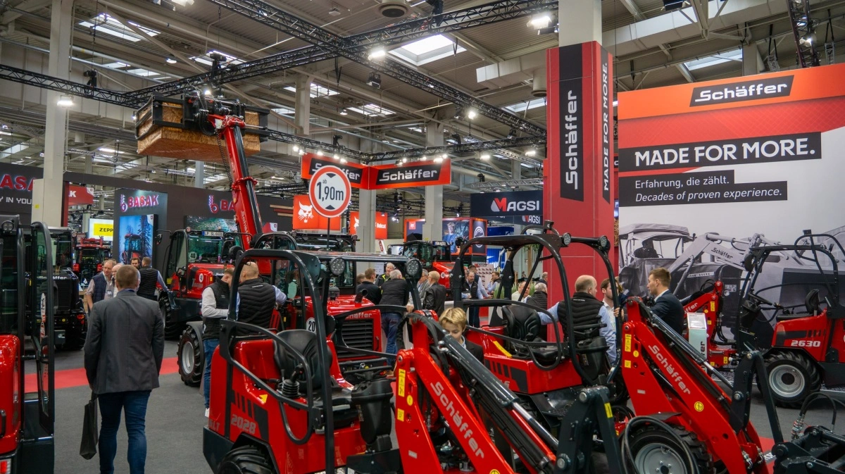 Schäffer har medbragt flere spændende nyheder til årets Agritechnica. Fotos: Søren Nørgaard