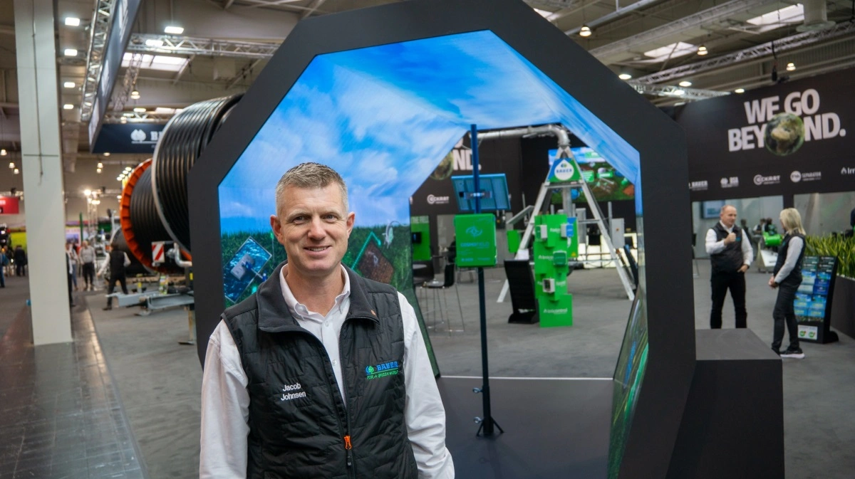 Jacob Johnsen er salgschef i Skandinavien for Bauer Group, og han melder om stigende interesse for både Cosmofield-teknologien og ecopivot-anlægget.