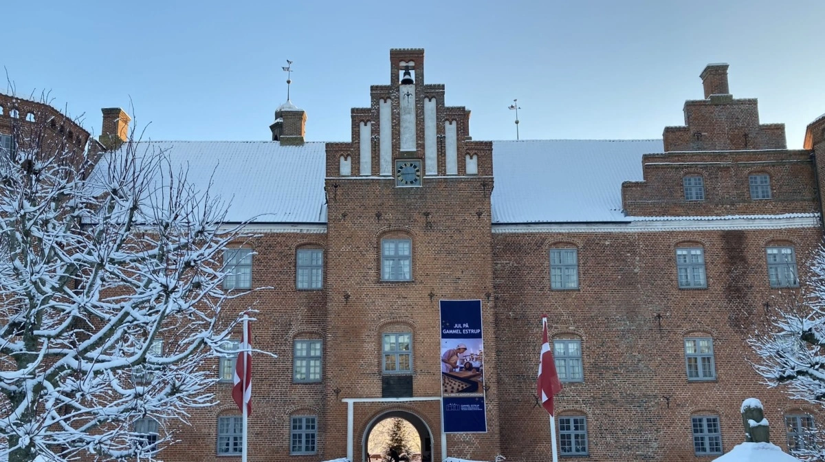 Gammel Estrup inviterer indenfor ved juletid. Foto: Gammel Estrup Danmarks Herregårdsmuseum