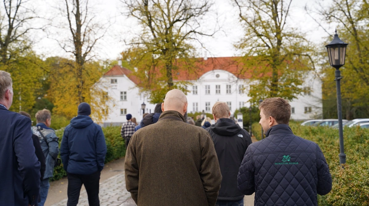 Kragerup Gods dannede rammen om samtaler om gødskning i regenerativt landbrug. Foto: AgriKom