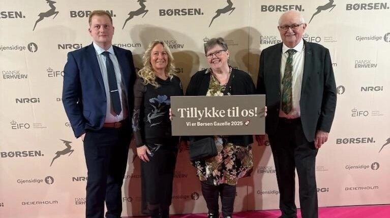 Nutrax ApS, der leverer mælkepulver og fravænningsfoder til grise og kalve, har i denne uge modtaget sin første Børsens Gazelle-pris. Foto: Nutrax