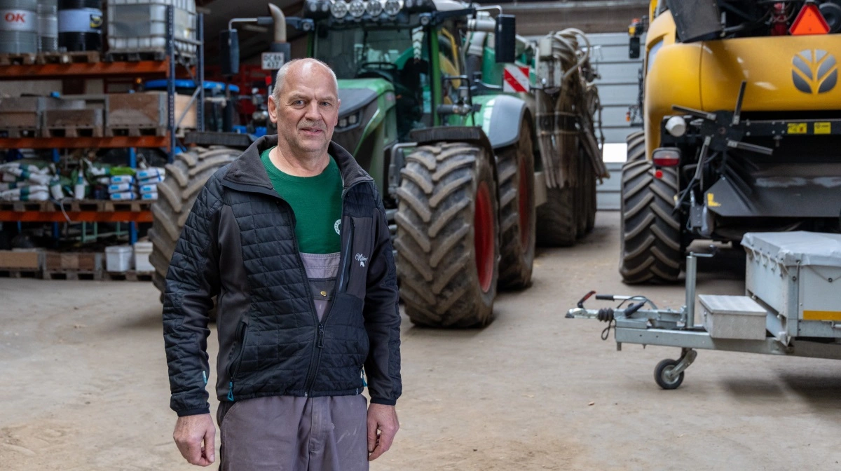 For Ole Larsen, som har Vidtskuegaard ved Skanderborg, er det slut med at erhverve sig ny jord uden først at have undersøgt fremtidige potentielle begrænsninger på arealet først. Foto: Velas
