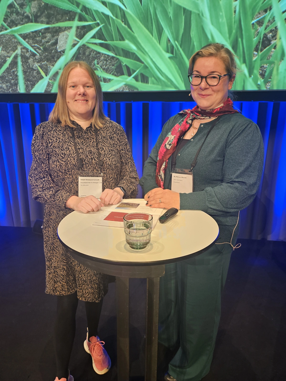 Specialkonsulent Sidsel Birkelund Schmidt fra Innovationscenter for Økologisk Landbrug og økologirådgiver Mia Worsøe Hansen fra Velas fortalte om vigtigheden af at undgå og opdage manganmangel i tiden og understregede, at det ellers koster udbytte.