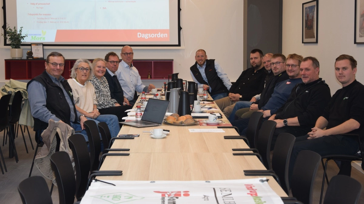 Her ses nogle af udstillerne ved et af de indledende møder. Pressefoto