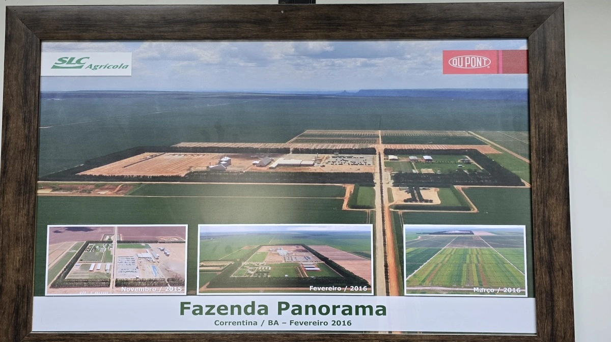 Panorama-farmen er én af SLC Agricolas 22 gårde. Den blev anlagt på bar mark i 2026.