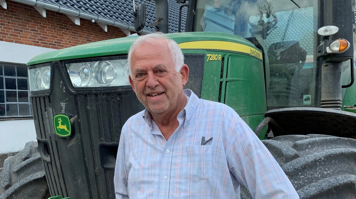 - Vi kommer til at halvere produktionen af brødhvede fra og med 2027, fastslår Povl Fritzner, der i 2026 høster 160 hektar til brødproducenterne. Arkivfoto: Jesper Hallgren.