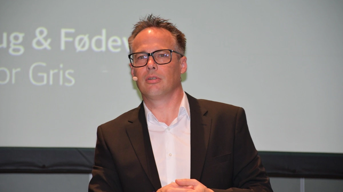Direktør for L&F Sektor for Gris, Christian Fink Hansen, er enig i, at det fagligt set giver mening at differentiere grænseværdierne efter aldersgrupper. Men han er bekymret over det høje mål på 20 procent. Arkivfoto