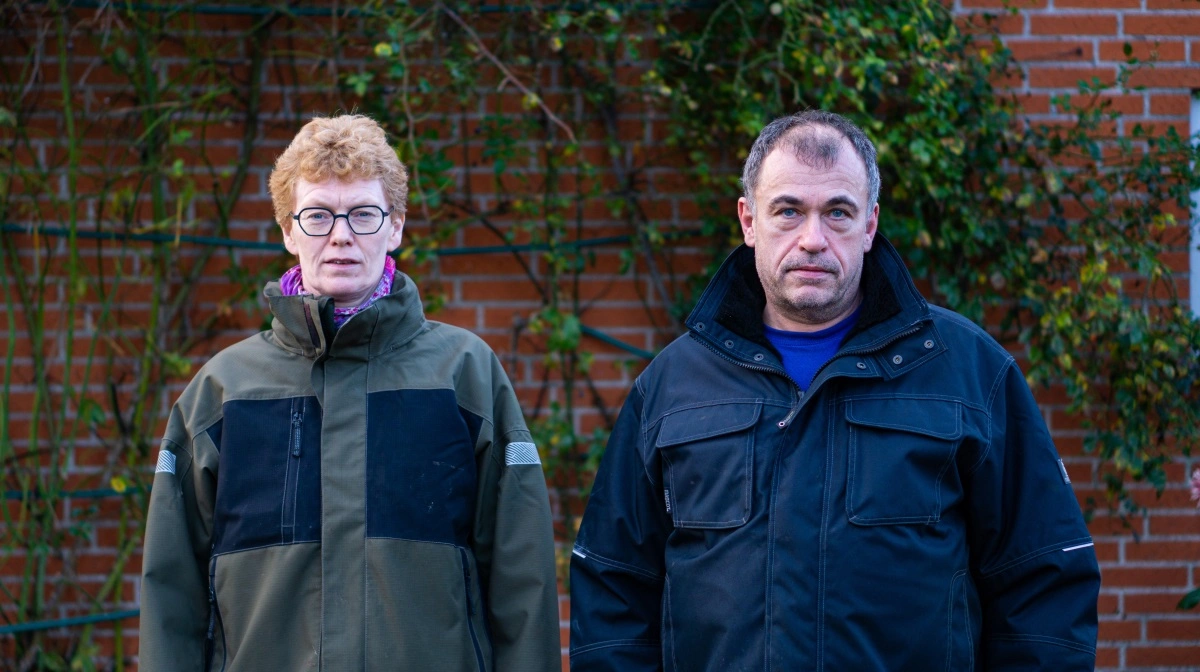 En innovativ løsning betød, at parret Lars Peter Simonsen og Kirsten Simonsen havde knapt så store problemer med vagabonderende strøm på Hovmarksgård i Nordjylland. Foto: Daniel Barber