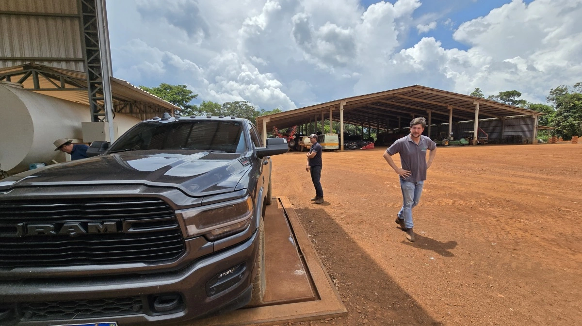 Gårdanlægget er anlagt for 10 år siden, da familien flyttede herop fra det sydlige Brasilien.
