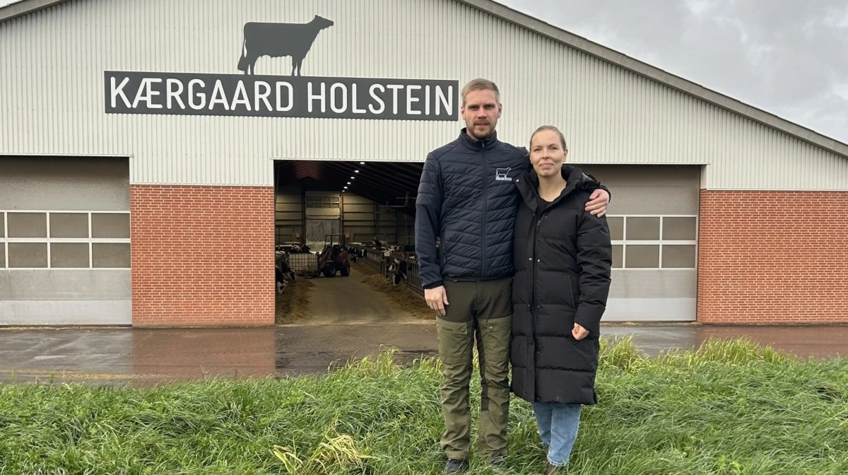 Andreas Vestergaard og Ditte Hammershøj er lokale mælkeproducenter nær Stenild i Himmerland med i alt 750 holstein-køer. Efter byrådsmødet lagde Ditte Hammershøj ikke skjul på sin skuffelse over udfaldet. Privatfoto