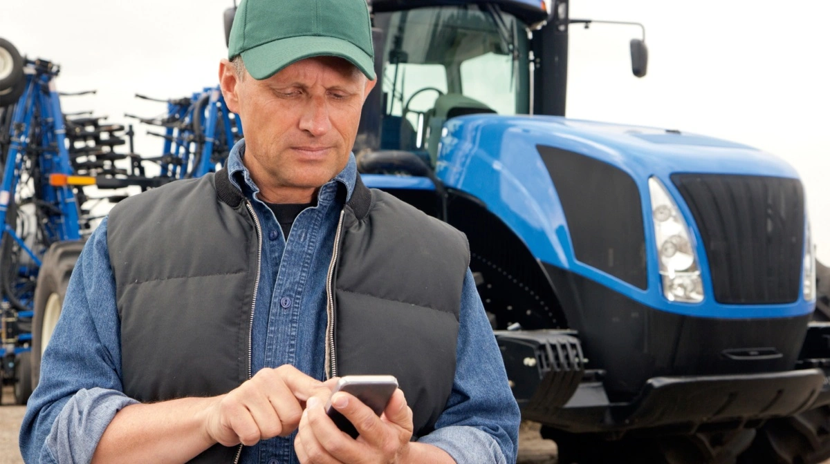 Et par fotos med mobilen kan med HalmTDH-programmet give et hurtigt overblik over en kornafgrøde. Arkivfoto