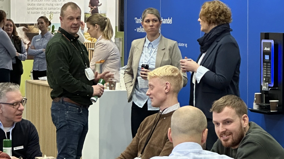 Den faglige dialog er omdrejningspunktet, når 3S igen i år slår dørene op til deres stand på NutriFair i Fredericia. Arkivfoto: 3S