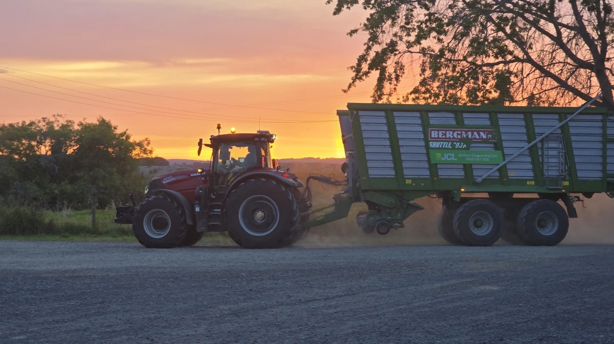 - Vi arbejder alle dage og holder kun fri når det regner. Det er helt ok, fastslår Emil og Miklas, der begge finder naturen på New Zealand fantastisk. (Fotos: Jørgen P. Jensen)
