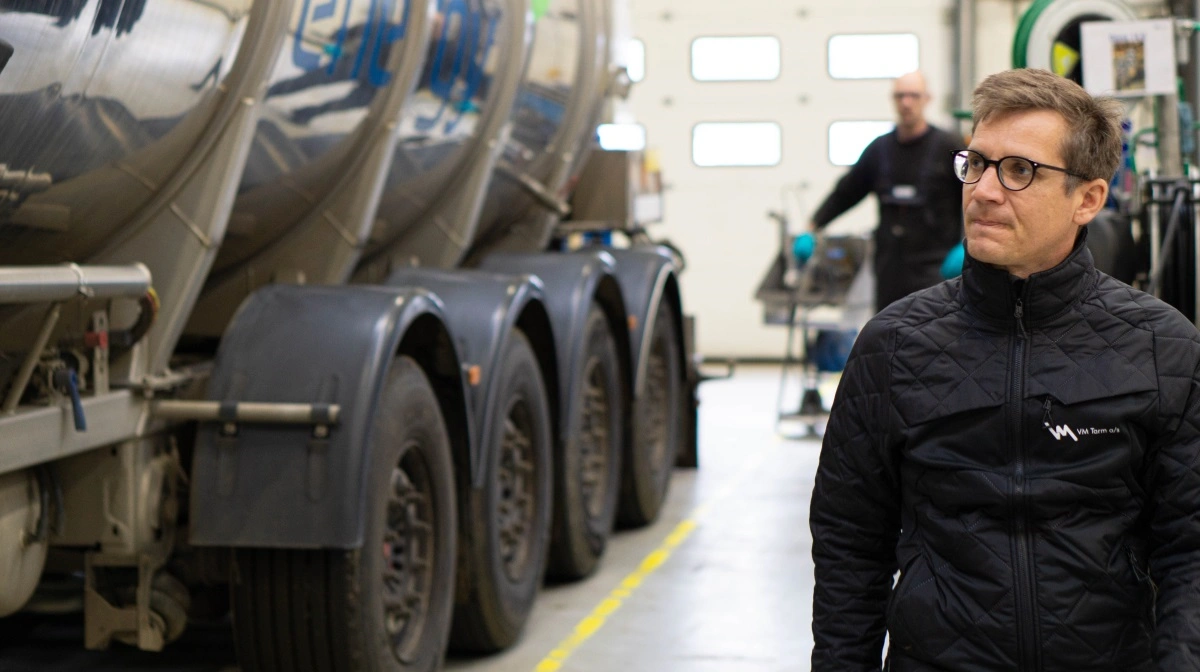 Holger Ross Lauritsen, adm. direktør i VM Tarm A/S, glæder sig over det seneste regnskabsår. Arkivfotos