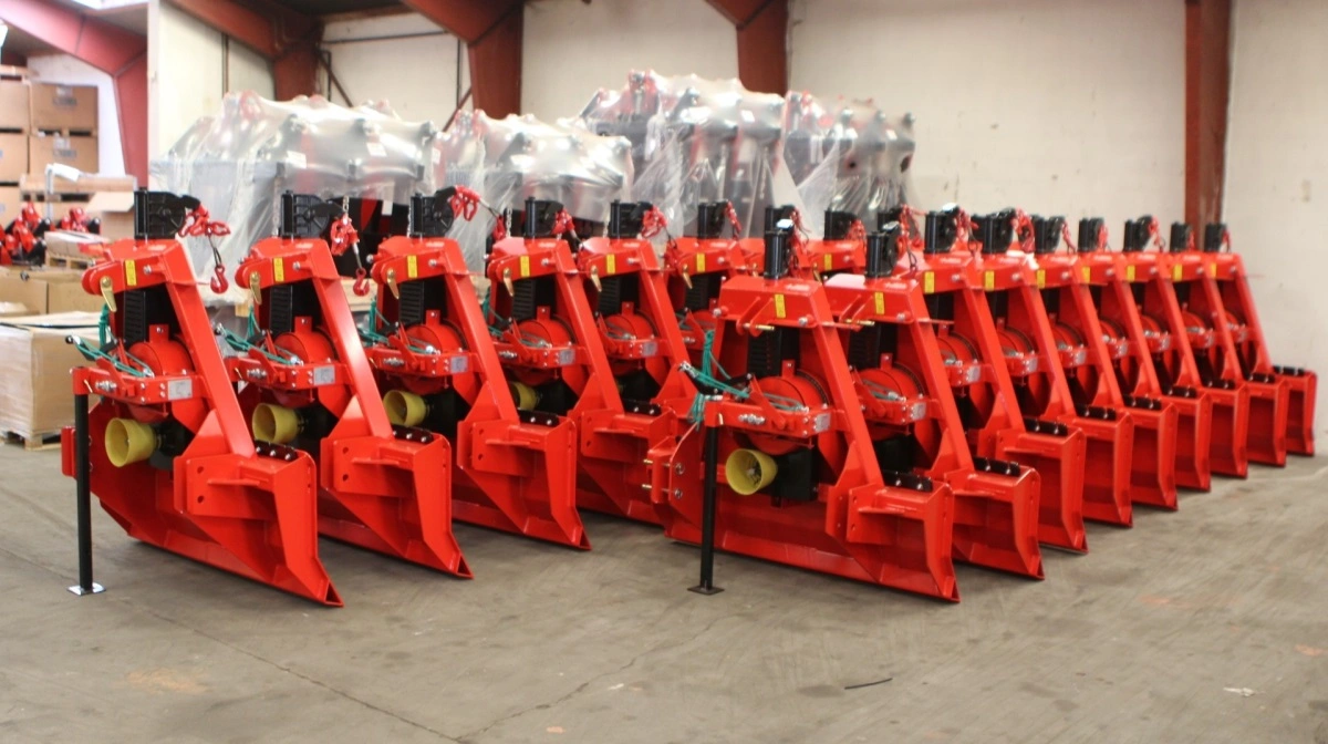 Fransgård Maskinfabrik A/S producerer produkter til markarbejde, skovdrift og vedligehold af veje, og 90 procent af det fremstillede bliver eksporteret. Arkivfoto