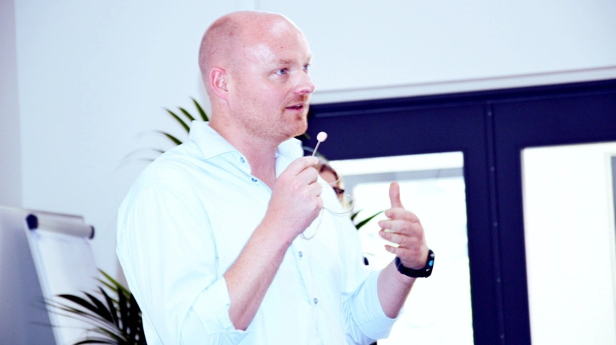 Ifølge Nicolai Weber går arbejdet med PRRS-reduktion fremad. Arkivfoto: Camilla Bønløkke