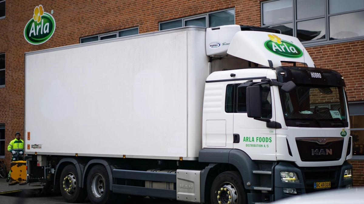 Arla går sammen med logistikvirksomheden XPO Logistics om at etablere et nyt distributionscenter i Storbritannien, som skal være drift fra slutningen af 2027. Arkivfoto: Victor Juul Grønbæk